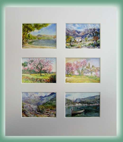 Passepartout mit 6 Ausschnitten