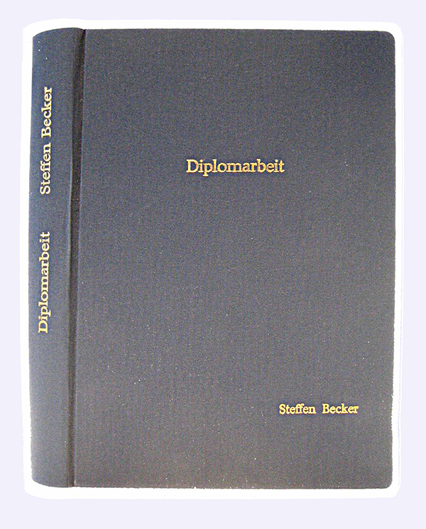 Bachelorarbeit - Ganzleineneinband Bachelorarbeit - Ganzleineneinband