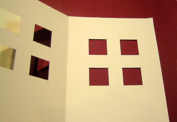 Kassette mit Lederband und Marmorpapier 11-11