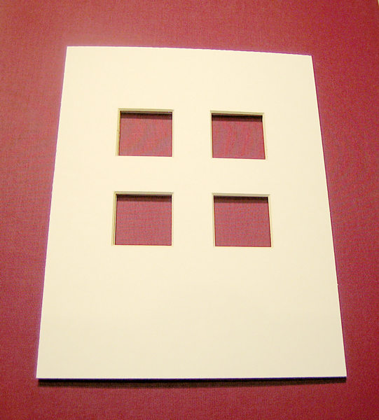 Kassette mit Lederband und Marmorpapier 11-10