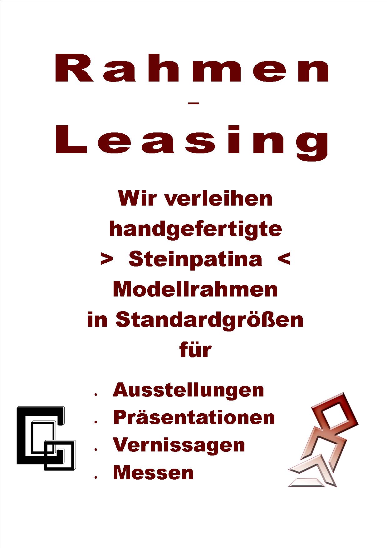 Plakat - Leasingrahmen