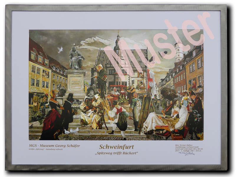 Plakat – Spitzweg trifft Rückert