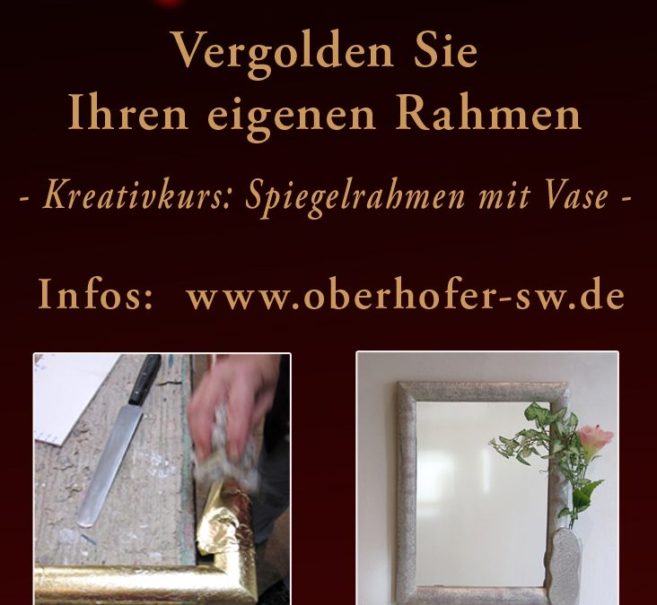 Plakat – Vergolderkurs