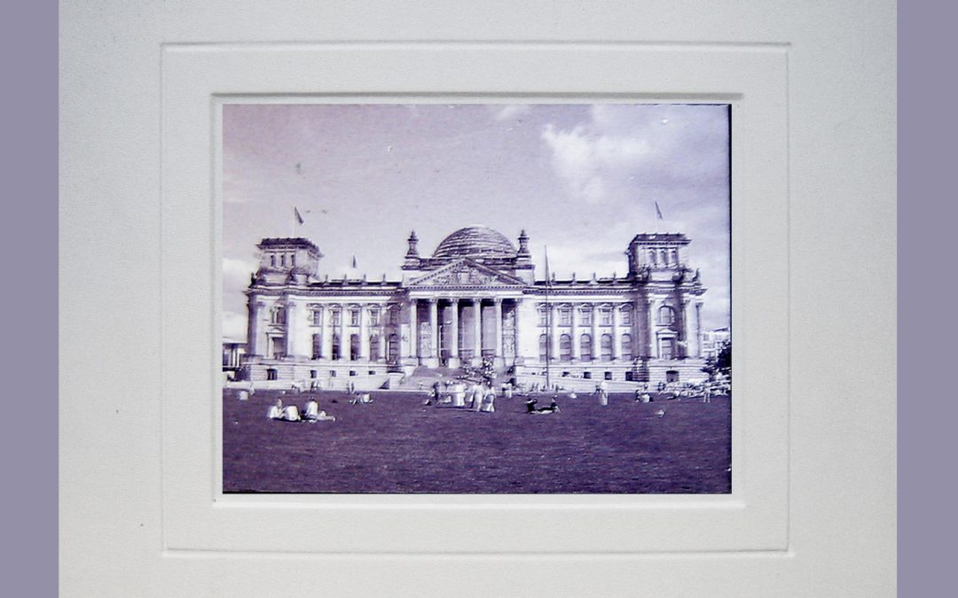 Kunstlederpassepartout 2 weiß
