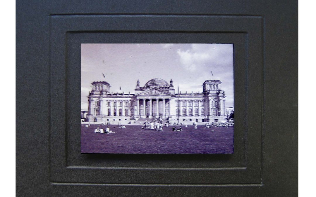 Kunstlederpassepartout 1 schwarz