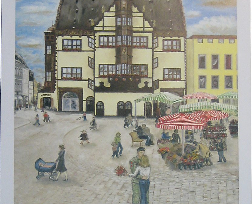 Rathaus mit Passepartout 1