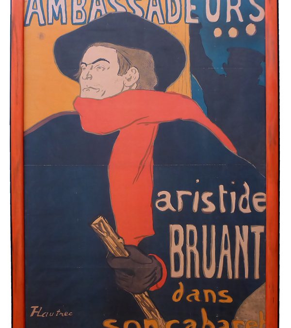 Plakat:  Ambassadeurs: Aristide Bruant von Toulouse Lautrec