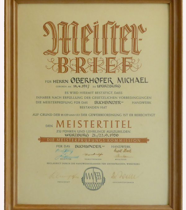 Meisterbrief 1