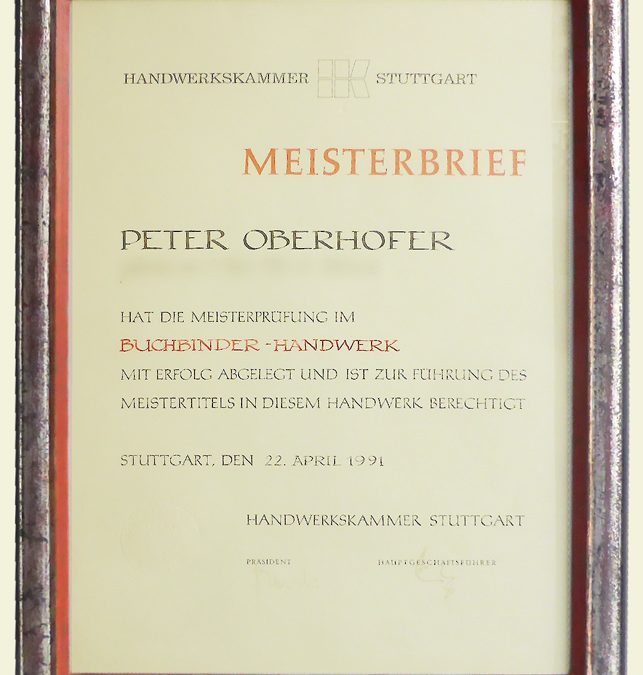 Meisterbrief 2