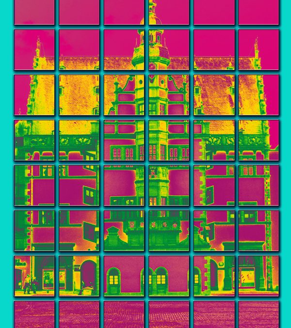 Rathaus_lila_Kachel Pop Art