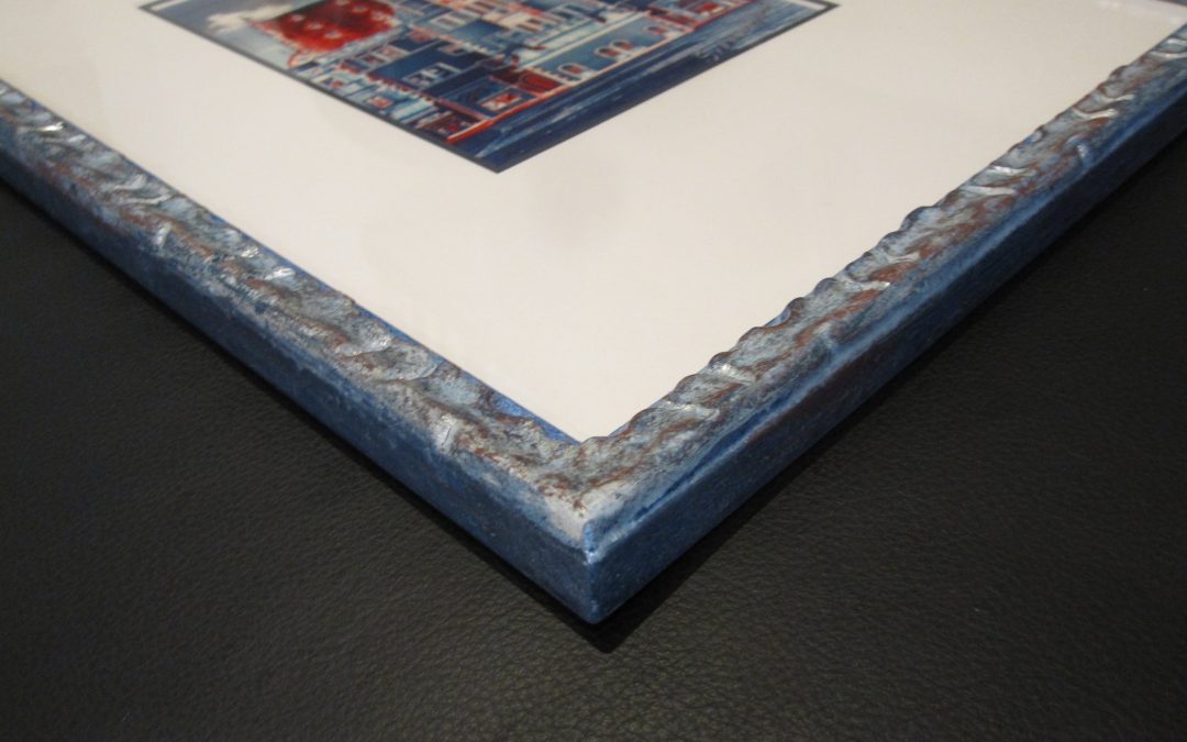 SW-Rathaus PopArt-blau – Vorderansicht
